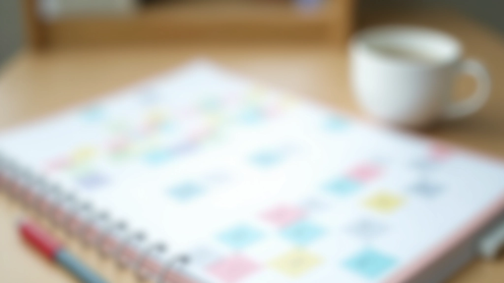 Calendrier bien structuré montrant les blocs de temps quotidiens pour une semaine productive